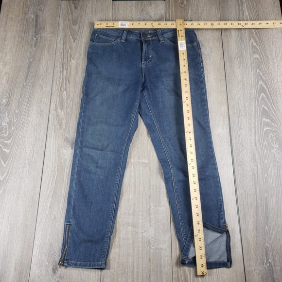 LEE ANKLE BLUE DENIM WOMEN SIZE 8 MEDIUM - Picture 4 of 8